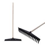 Hrable záhradne Strend Pro Premium S891, 445x115 mm, 16 zubé, drevená násada