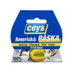 Bandă adezivă Ceys tip americană, impermeabilă, 10 m x 50 mm