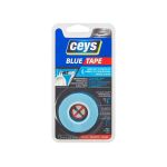 Bandă dublu adezivă Ceys Blue Tape, extra puternică, 1,5 m x 19 mm