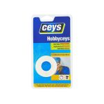 Bandă dublu adezivă Ceys Hobbyceys, lipire rapidă, 2 m x 15 mm