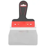 Spatulă de glet Strend Pro Premium din inox, 170 mm, muchii rotunjite