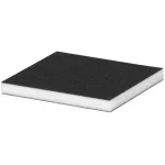 Burete abraziv Konner G100 pentru șlefuire, 125x100x10 mm (set 3 buc.)
