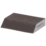 Burete abraziv teșit Konner G120 pentru finisare, 125x90x65x25 mm