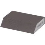 Burete abraziv Konner G220 teșit, pentru șlefuire fină, 125x90x65x25 mm