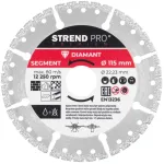 Disc diamantat Strend Pro Premium 115 mm Vacuum Brazed, multi-material