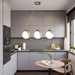 Lustră LOFT Haven alb-auriu din metal, 3x G9, înălțime reglabilă, stil modern