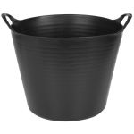 Vedro Strend Pro Flexi, čierne, stavebné, s ušami, 39x35,5 cm, 27 lit.