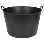 Vedro Strend Pro Flexi, čierne, stavebné, s ušami, 51,5x39 cm, 55 lit.