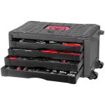 Trusă de scule Strend Pro 254 piese, în valiză cu compartimente