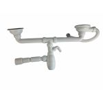 B731V Sifon universal pentru chiuveta dubla 1 1/2