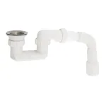 Sifon scurgere pentru cadita de dus 1 1/2 cu grila inox, G22