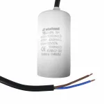 Condensator CBB60 cu fire 16µF 450V, 40x70 mm – Elefant