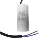 Condensator CBB60 35µF 450V cu fire, 45x92 mm, pentru motoare – Elefant