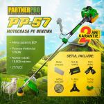 Motocoasa pe benzina PartnerPro PP57 , 6CP, 52CC, 2T