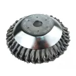 Perie de sârmă pentru motocoasă 6 inch, tip cupă, din oțel răsucit Elefant