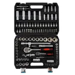 Trusă chei tubulare Yamamoto 108 piese din crom-vanadiu, cu clichet