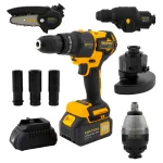 Unealtă multifuncțională 5 în 1 pe acumulator ROTOR RTS2, 21V 3Ah, brushless