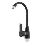 Baterie de bucătărie neagră PLAMIX Mario-011 din plastic termoplastic