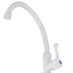 Baterie de bucătărie PLAMIX Mono-004, albă, din plastic rezistent