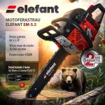 Drujba pe benzina ELEFANT EM-5.5, 10000 rot / min, 5,5 CP