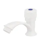 Robinet apă PLAMIX Mono-001 alb din plastic dur, rezistent la 90°C