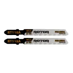 Set 2 pânze fierăstrău pendular pentru metal HSS ROTOR RT118A, 76x50 mm