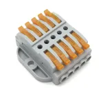 Conector cu urechi de prindere, 5+5 poli, tip lever, VARGO V-116539