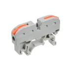 Conector șină DIN 1+1 poli VARGO V-110646 pentru conexiuni rapide