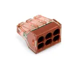 Conector rapid pentru doza, 4 poli, VARGO V-109507 pentru conexiuni sigure