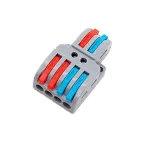 Conector rapid pentru cablu VARGO 2+4 poli, cu cleme, pentru conexiuni electrice