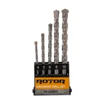 Set burghie pentru beton Rotor RBB5, 5 piese (4–10 mm) cu vârf carbid