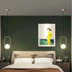 Lustră LOFT Gallery modernă alb-auriu, metal, 1xE27, înălțime reglabilă