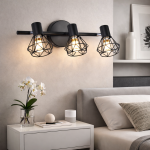 Lustră GRACIE cu abajur tip diamant, 3xE14, negru mat, pentru interior