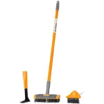 Set perie curățare rosturi pavaj Strend Pro, 4 piese, telescopic
