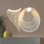 Lustră LED suspendată LV910 9W, lumină neutră 4000K, înălțime reglabilă