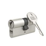 Cilindru usa FAB 40/55 mm, nichel satinat, 3 chei, pentru constructii