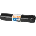 Saci Strend Pro 280 L pentru moloz, extra rezistenți, negri, set 5 bucăți