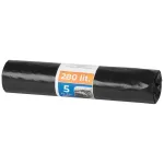 Saci Strend Pro 280 L pentru moloz, extra rezistenți, negri, set 5 bucăți