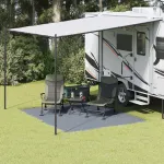 Covoare pentru Cort Albastru și Gri 300 x 250 cm Polietilenă GartenMobel Dekor