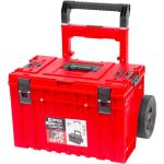 Cutie scule pe roți Qbrick System One Cart RED Ultra HD cu mâner