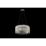 Candelabru LED CC41003/400CH, Diametru 40 cm, Inaltime 120 cm, Lumina Rece/Neutra/Calda, Dimabila, Argintiu, Cristal, Otel