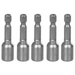 Cap tubular magnetic Strend Pro MS84 8 mm, 1/4”, suport biți, set 5 buc