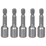 Cap tubular magnetic Strend Pro MS84 8 mm, 1/4”, suport biți, set 5 buc