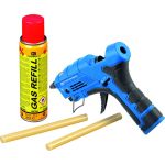 Pistol de lipit cu gaz Kemper 1067, set cu cartuș și bețe 10–12 mm