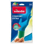 Mănuși de menaj Vileda Comfort Extra, mărimea M – extra absorbante, mâini uscate