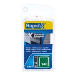 Capse inox Rapid 140, 10 mm, pentru capsator, 648 bucati