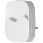 Lampă de veghe LEDvance Lunetta Wave albă, cu senzor zi/noapte, pentru priză