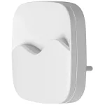 Lampă de veghe LEDvance Lunetta Wave albă, cu senzor zi/noapte, pentru priză