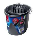 Găleată Vileda SuperMocio Wring&Go cu storcător, 7,5 L, design modern