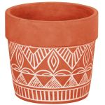 Ghiveci din teracotă cu mozaic MagicHome, 13,8x13,8x12,5 cm